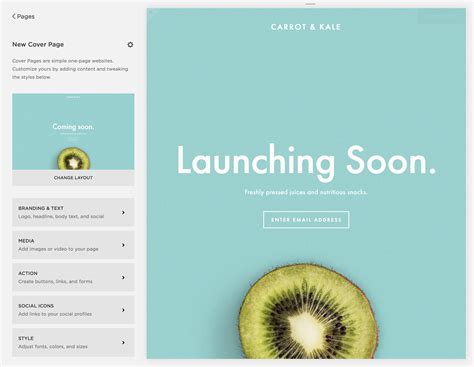 Squarespace Coming Soon Template